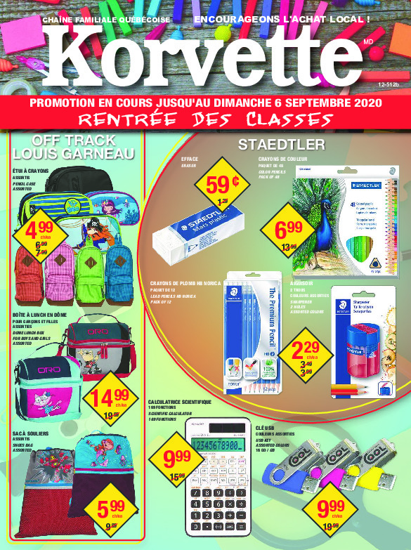 Circulaires Korvette